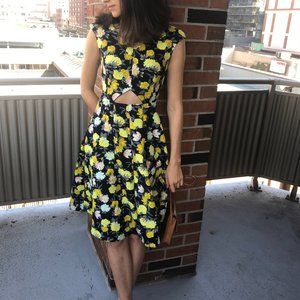 Summer Peek-a-Boo Floral Dress